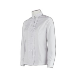 R149  訂購瑜伽服外套   訂造香港恤衫制服   花邊 荷葉邊 壓摺 腰閘 設計恤衫款式  襯衫供應商HK R149  訂購瑜伽服外套   訂造香港恤衫制服   花邊 荷葉邊 壓摺 腰閘 設計恤衫款式  襯衫供應商HK